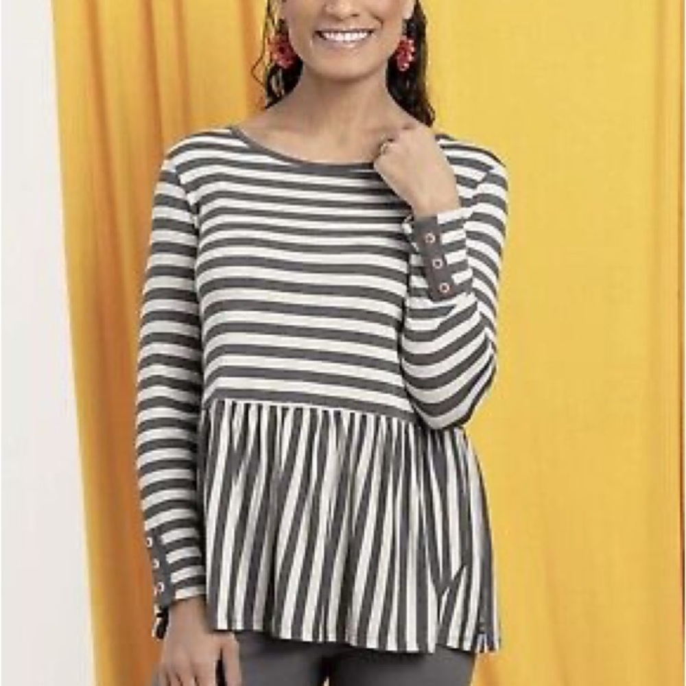 Matilda Jane • Let’s Connect Striped Top